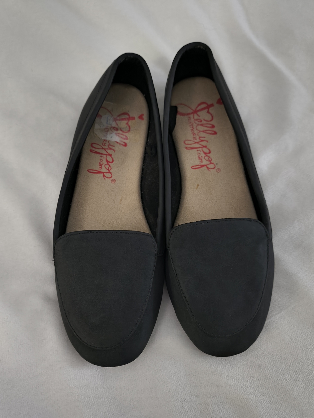 Jellypop Women's Black Slip-On Loafers